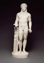 Statuette von Apollo (Pentelischer Marmor)